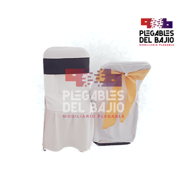 Funda para Silla Plegable con Moño diferentes colores - Image 2