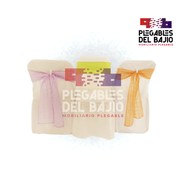 Funda para Silla Plegable con Moño diferentes colores - Image 3