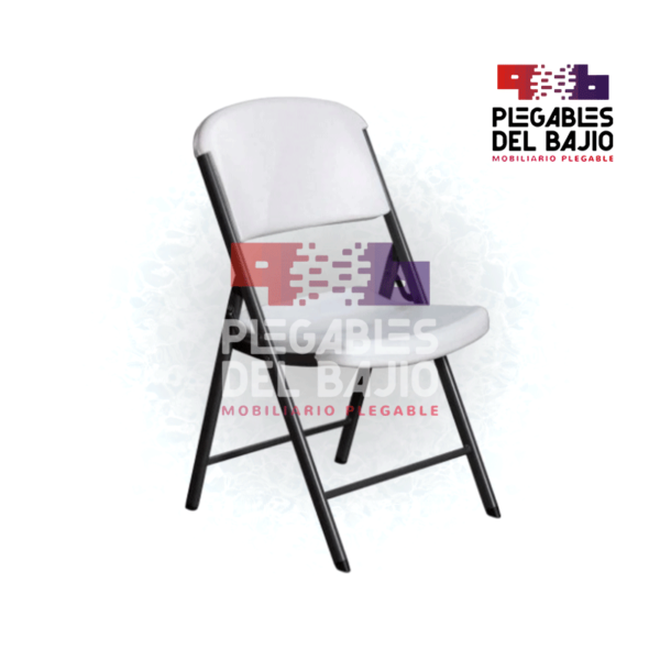 Silla plegable de plástico soplado