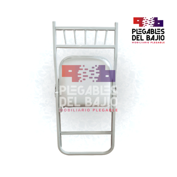 Silla plegable Tiffany blanca - Image 3