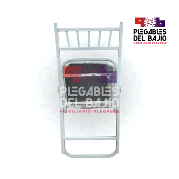 Silla plegable Tiffany blanca - Image 4